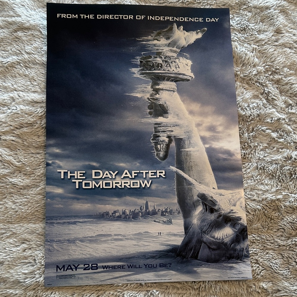 The Day After Tomorrow Art Authentic Movie Promotional Mini Poster 13x20 Poster